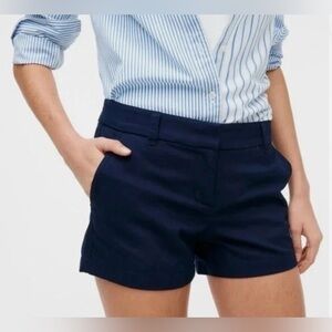 J. Crew Dark Blue Chino City Fit short size 6 new with tag